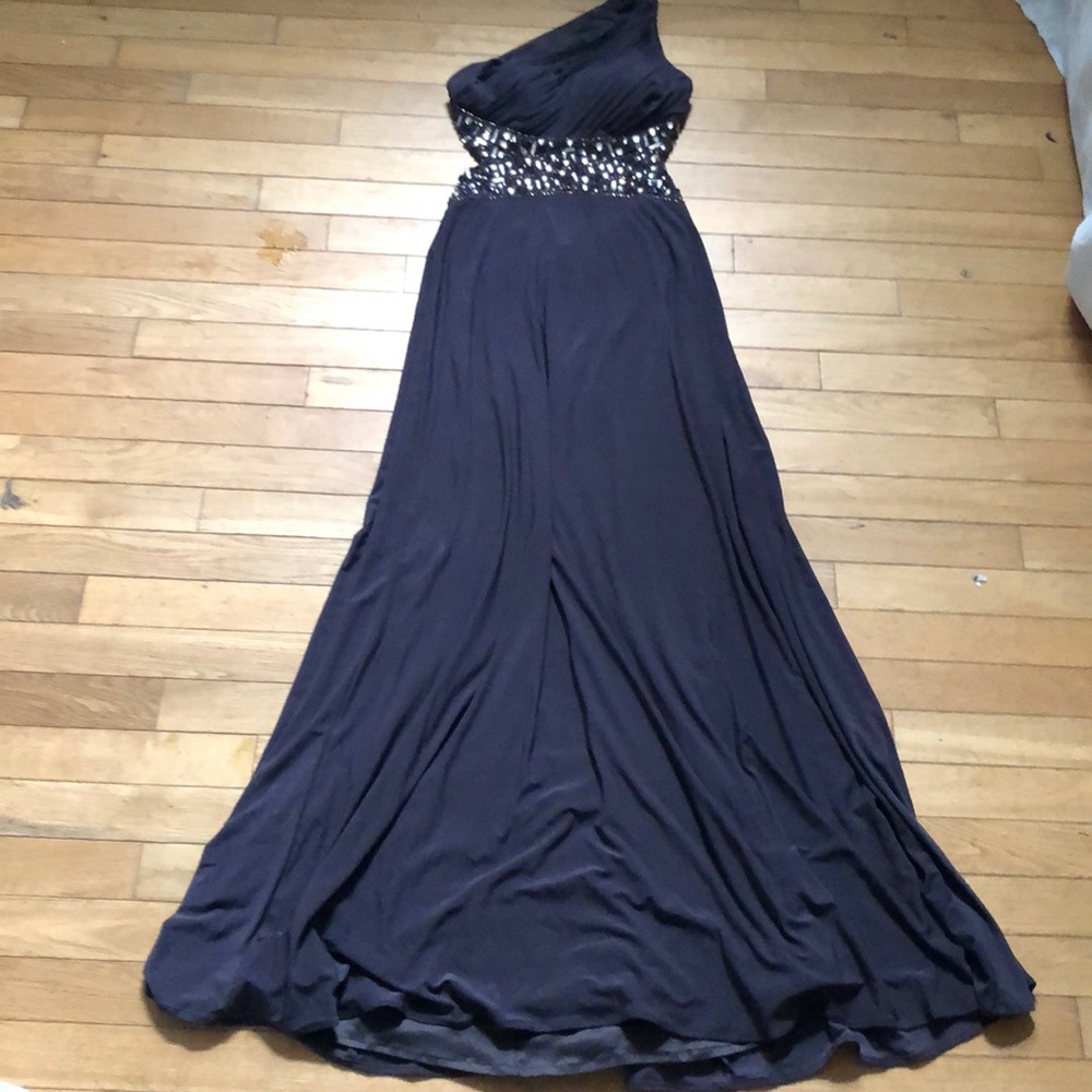 Grey prom dress worn once
